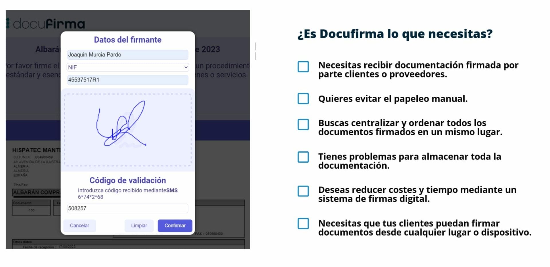 Docufirma: firma digital