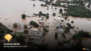 Inundaciones en Rio Grande do Sul (Brasil). Municipio de Cahoeira do Sul.